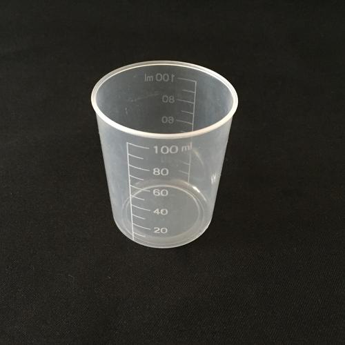 现货供应优质透明pp材质塑料刻度量杯100ml服药杯塑
